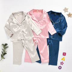 Peignoir pour enfants uni, ensemble de mode décontracté
