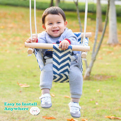 Silla colgante para bebé y niño, asiento plegable de lona para el hogar, columpio