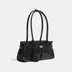 Womens Versatile Commuter Handbag Luxurious Feel Large Capacity