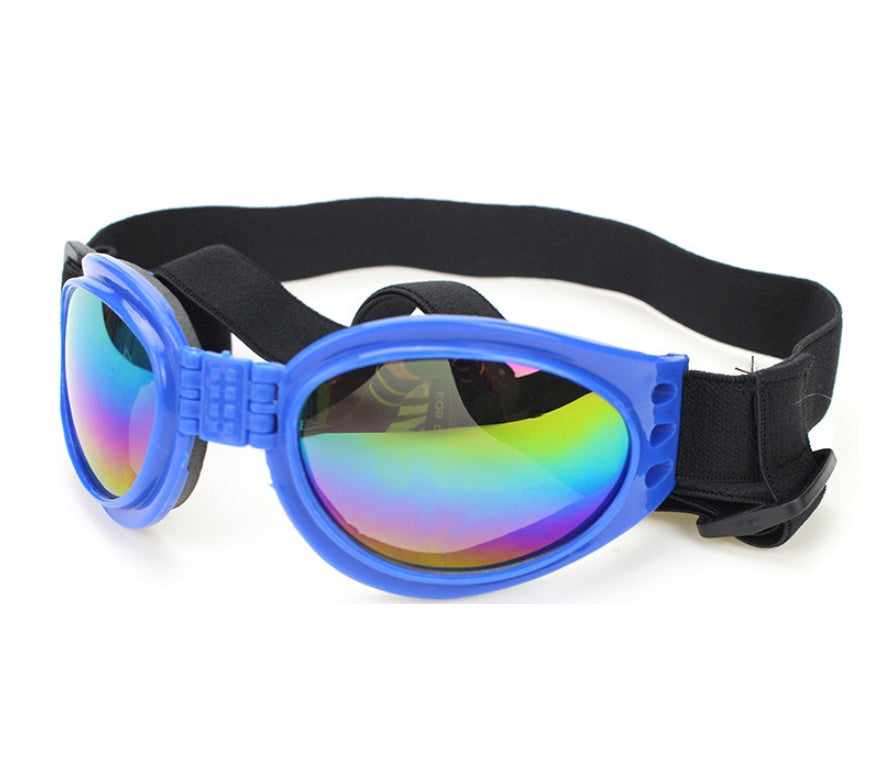 Gafas de sol plegables para perros, tamaño mediano, gafas impermeables con protección UV para mascotas