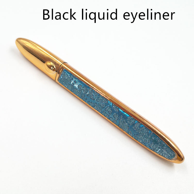 Faux cils autocollants avec eyeliner multicolore