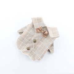 Khaki Suit Dress Cat And Dog Costume