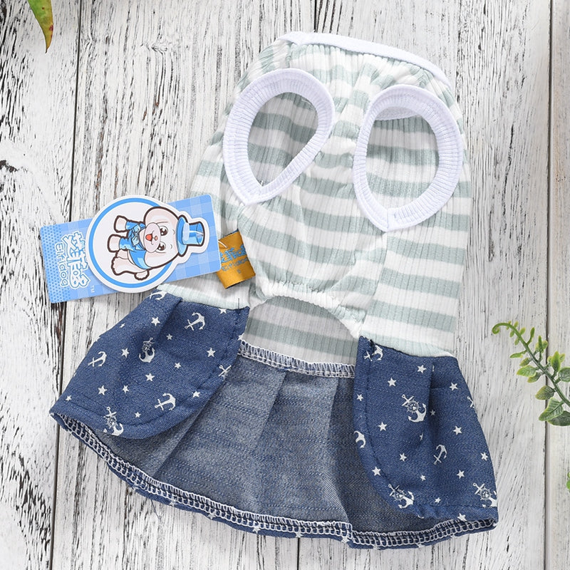 Robe-gilet de style printemps et été pour chien
