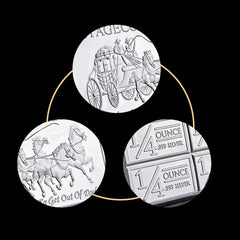 Northwest Region Territorial Mint 999 Fine Stagecoach  Ounce 999 Silver Divisible Bar