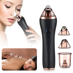 4 in 1 guasha cupping blackhead remover machine for effective facial cleansing and pore treatment | H.E.A.L Hair Care