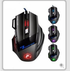 Colorful breathing light gaming chicken game mouse