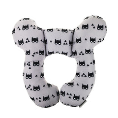 Oreiller pour nourrisson, lit pour bébé, coussin de sécurité en forme de U, protège-cou, oreiller fixe pour poussette