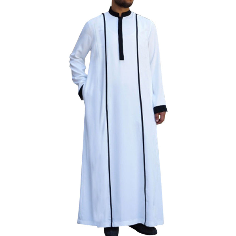 Costume musulman de Halloween à manches longues, kaftan C Suit, robe islamique Jubba
