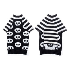 Pull d'Halloween pour chien en forme de crâne, fournitures pour animaux