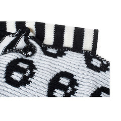 Pull d'Halloween pour chien en forme de crâne, fournitures pour animaux