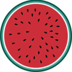 Fruit round beach mat
