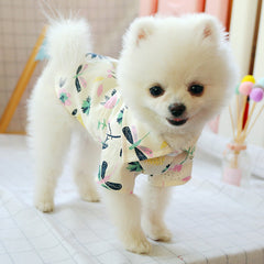 Chemise d'été fine et mignonne pour petit chien poméranien, plus petit qu'un ours
