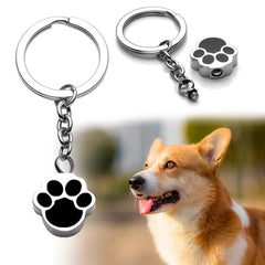 Colgante de urna con forma de pata de perro