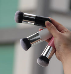 Brocha de maquillaje Chubby pier, brocha para base y polvos, herramientas de belleza y maquillaje
