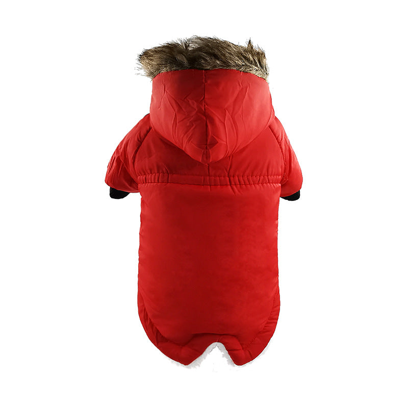 Vêtement pour chien, manteau ou veste en coton épaissi et chaud pour l’hiver