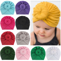 Bonnet à turban pour enfants, bonnet indien noué pour bébé