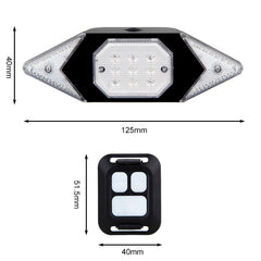 USB rechargeable bicycle turn signal