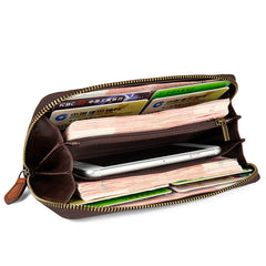 New Genuine Leather Large-capacity Long Wallet