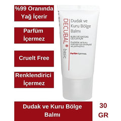 Baume Decubal pour les lèvres et les peaux sèches - Hydratant, lanoline, vitamine E - 1.01 fl oz