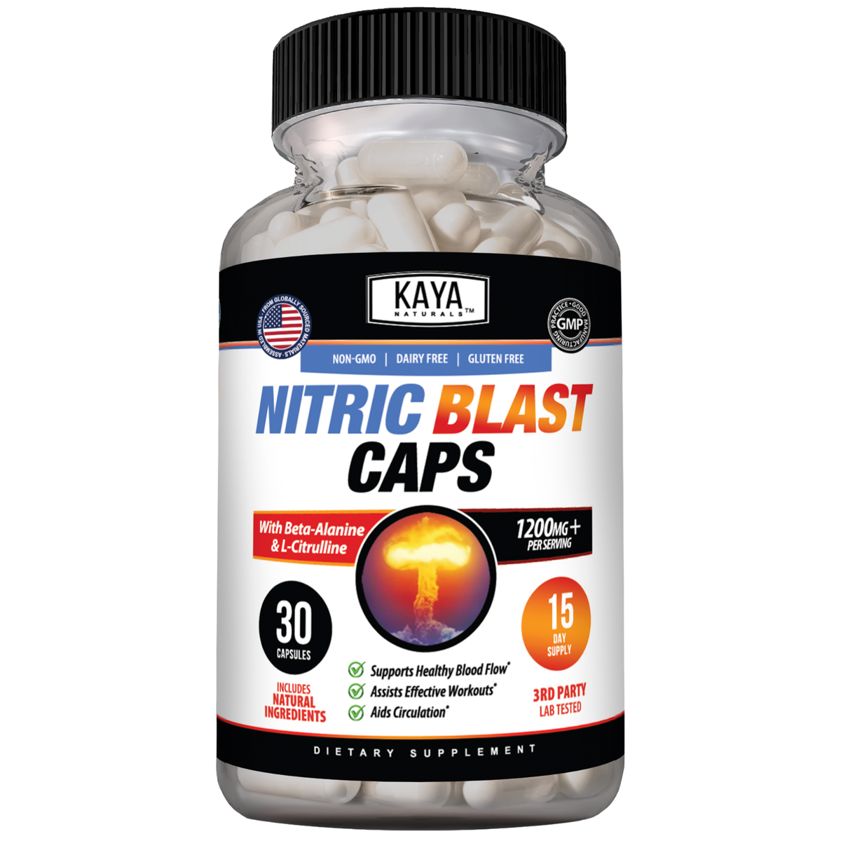 Nitric Blast - Pre-workout Capsules