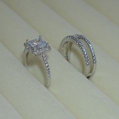 Women's Fashion Versatile Simple Zircon Ring