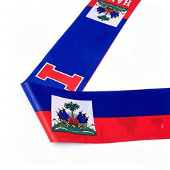 Foulard tour de cou en satin Haiti World