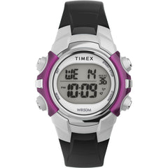 Timex Mens Digital 33mm Watch - Black Band Digital Dial Black Case