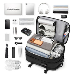 Vacuum Compressed Backpack - Space Saving Portable Travel Rucksack with Compression Technology for Hiking Camping