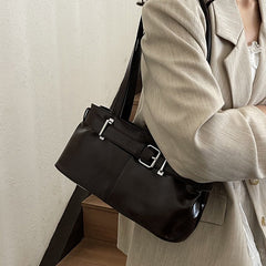 Vintage Shoulder Large-capacity Belt-buckle Underarm Bag