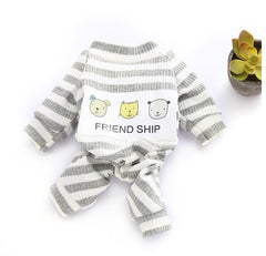 Vêtements d'intérieur doux et confortables pour animaux - Pyjama et sous-vêtement pour petit chien
