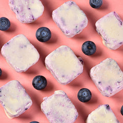 Freeze-dried Yogurt Cubes With Fruit Pieces Strawberry Blueberry