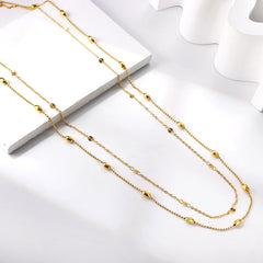 Sweet-and-cool Edgy Two-layer Waist Chain