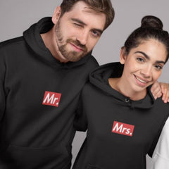 Sweat-shirt à capuche unisexe uni et tendance pour couples