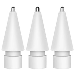 GRTHTATI 3 Pack Metal Fine Point Replacement Tips Compatible with Apple Pencil 2nd Generation Apple Pencil 1st Generation & Apple Pencil USB-C Wear-Resistant Pen Like Nibs (1.3mm)