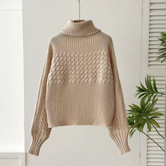 Nouveau pull polyvalent à col roulé qui rajeunit, pour l’automne et l’hiver