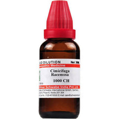 Dr. Willmar Schwabe India Dilución de Cimicifuga Racemosa