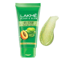 Gommage gel nettoyant en profondeur doux Blush & Glow Lakmé à la pomme verte et à l'abricot