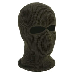 2 Holes Full Face Cover Hood Knitted Balaclava Face Mask