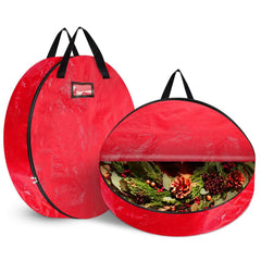 2-Pack: 30" Christmas Wreath Storage Bag 88L