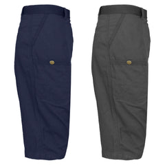 2-Pack: Men's Tech Extended Size Cotton Cargo Utility Belted Shorts