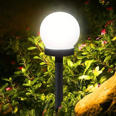 2-Pack: Solar LED Globe Powered Garden Light
