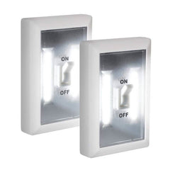 2-Pack: Ultra Bright, LED Light Switch, Stick Anywhere