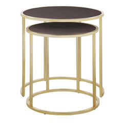 2-Piece: Iconic Home Tuscany Nesting Table
