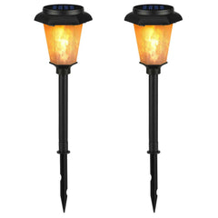 2-Piece: Solar Flame Torch Light