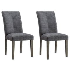 2-Pieces Set: Dining Room Chairs with Solid Wood Legs