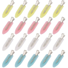 20-Piece: No Bend Hair Clips for Makeup Application