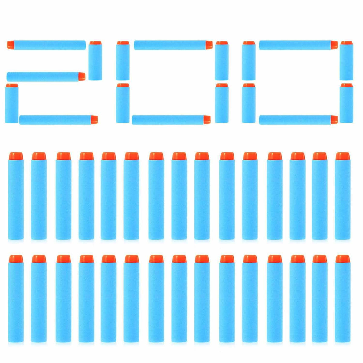200-Pieces: Compatible Darts Refill for Nerf N-Strike Elite Series