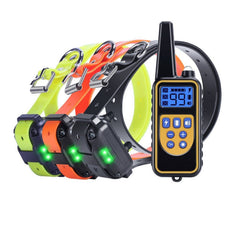 Collier de dressage électrique pour chien 800 m - dispositif anti-aboiement