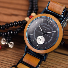 Minimalist-style Classic Wooden Analog Quartz Watch