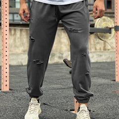 Pantalon de jogging de fitness anti-transpiration, effet usé